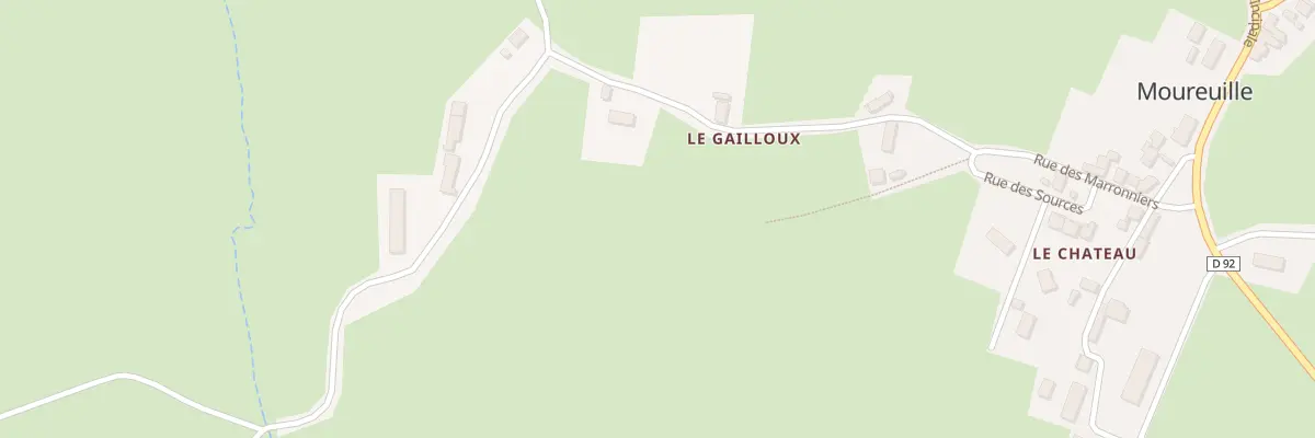 Plan du 5020 Le Bourg à Moureuille