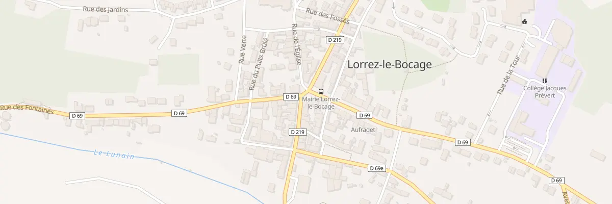 Plan du 2 Rue Emile Bru à Lorrez-le-Bocage-Préaux