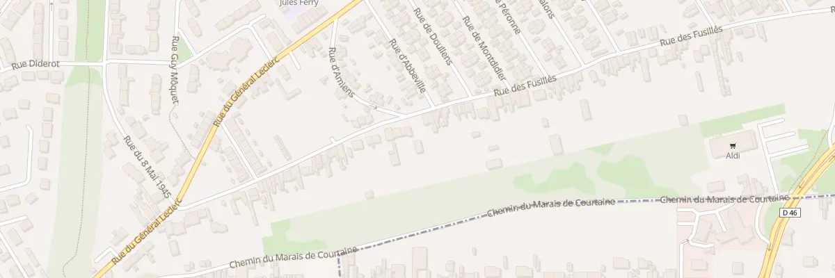 Plan du 185 Rue des Fusillés à Fouquières-lès-Lens