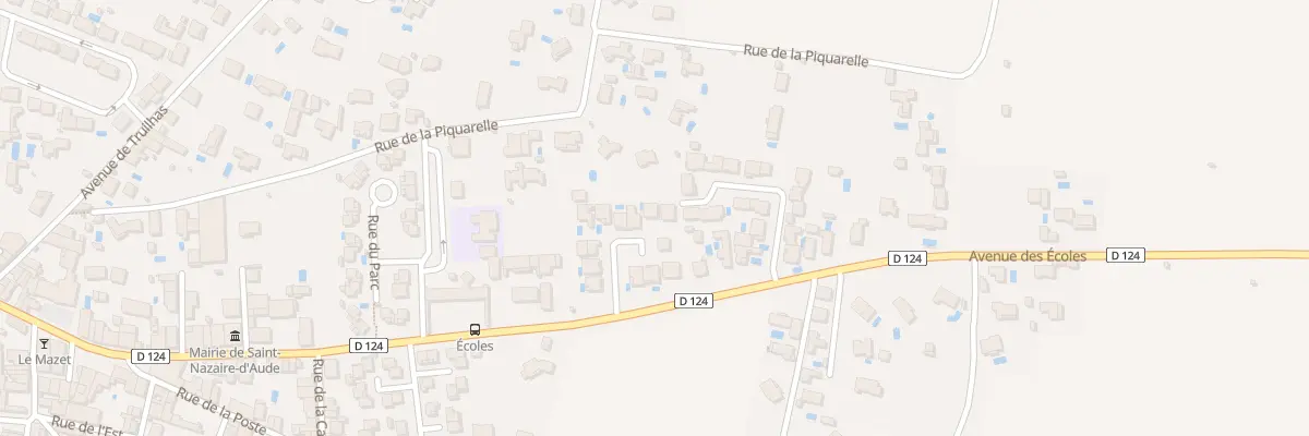 Plan du 225 Rue des Écoles à Saint-Nazaire-d’Aude