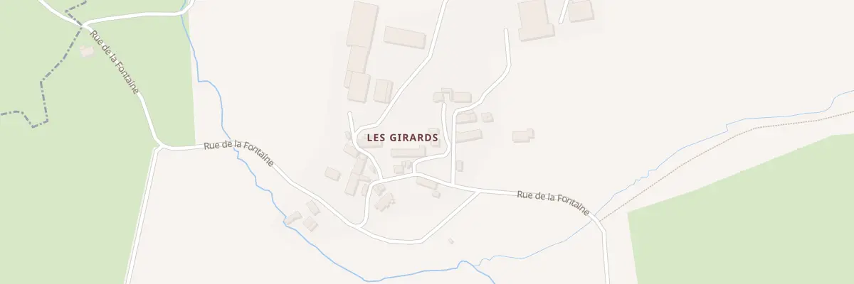 Plan du 5068 Les Girards à Pulvérières