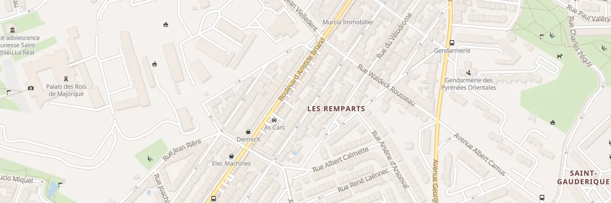 Plan du 72 Rue du Stadium à Perpignan