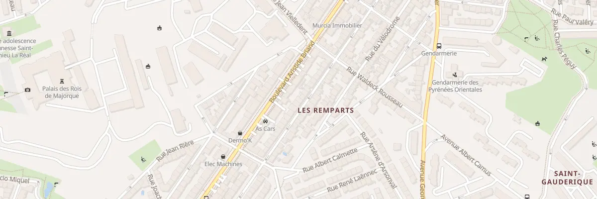 Plan du 70 Rue du Stadium à Perpignan