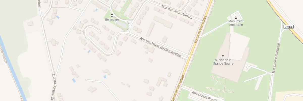 Plan du 1 Rue des Hauts de Chantereine à Meaux