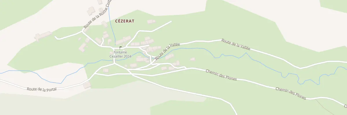 Plan du 5049 Cezerat à Vernols