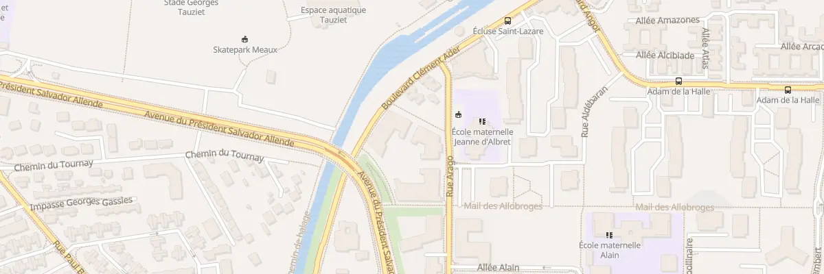 Plan du 1 Mail des Allobroges à Meaux