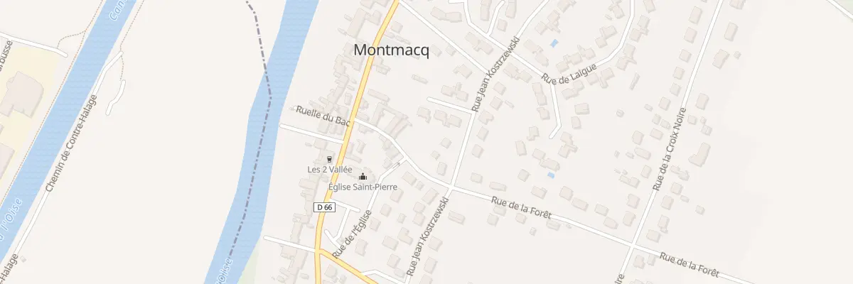 Plan du 7 Rue de la Forêt à Montmacq