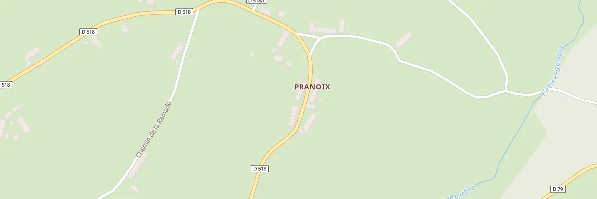 Plan du 5051 Pranoix à Durmignat