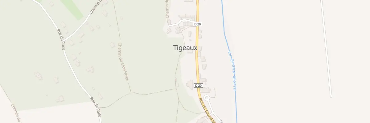 Plan du 39 Rue du Grand Morin à Tigeaux