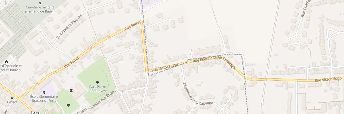 Plan du 110B Rue Victor Hugo à Provin
