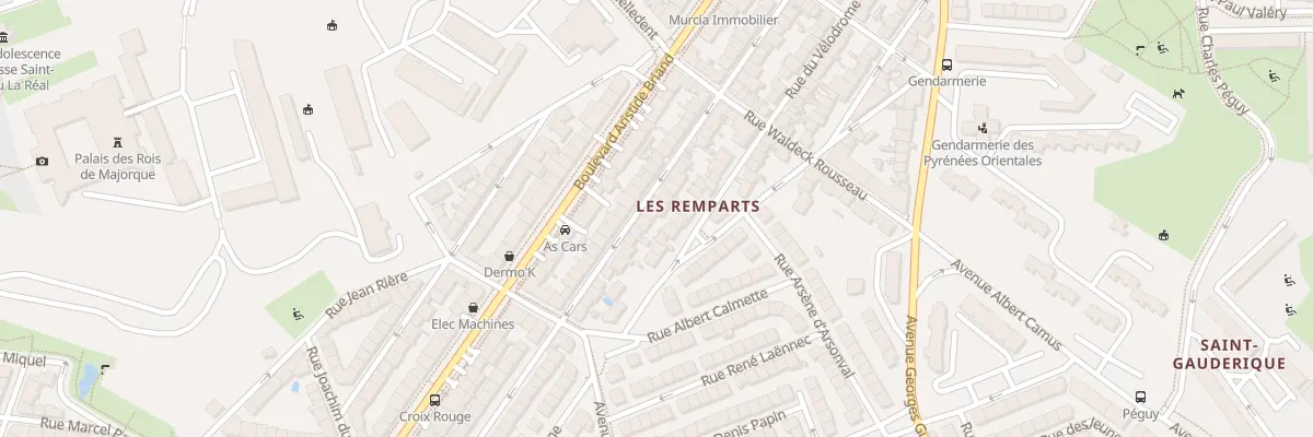 Plan du 73 Rue du Stadium à Perpignan