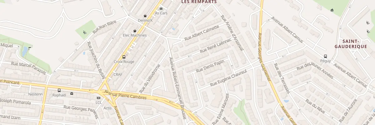 Plan du 8 Rue Laennec à Perpignan