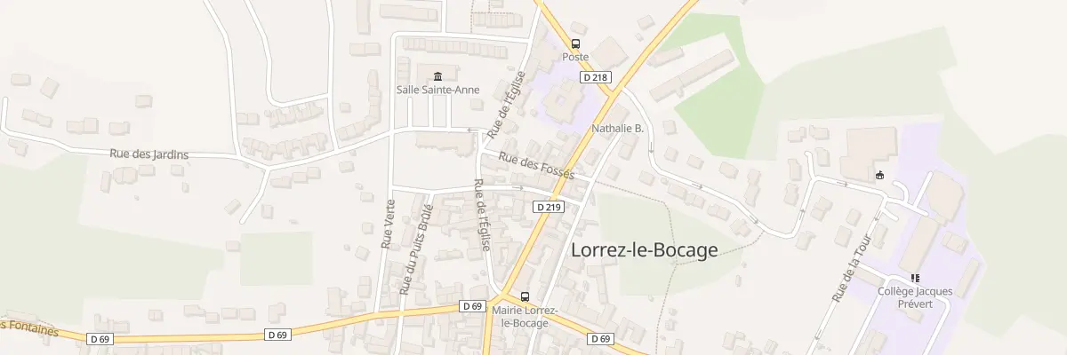 Plan du 2 Rue de l’Huilerie à Lorrez-le-Bocage-Préaux