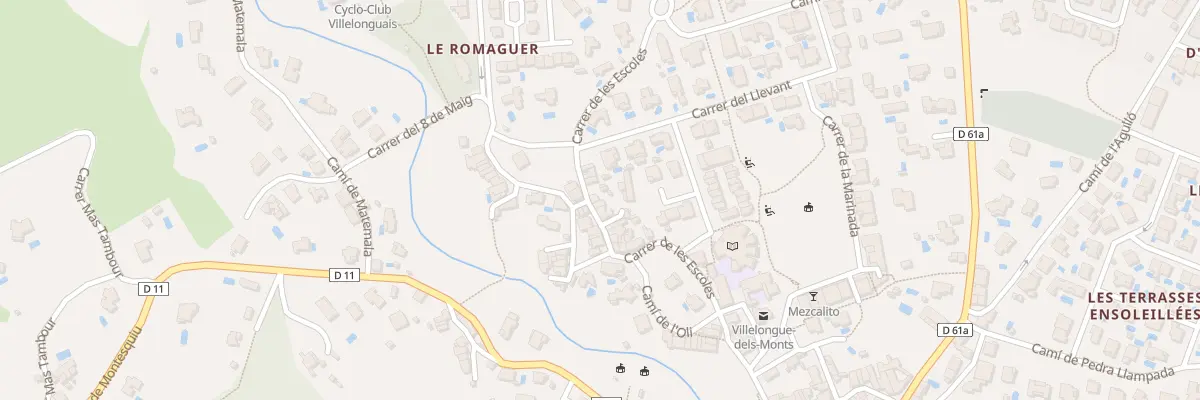 Plan du 9023 Cae de les Escoles à Villelongue-dels-Monts