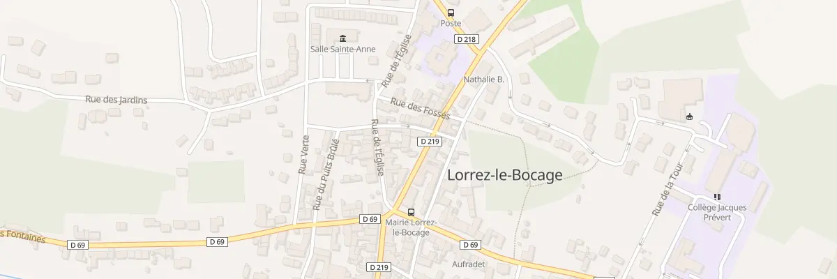 Plan du 5 Rue Mathurin Bery à Lorrez-le-Bocage-Préaux