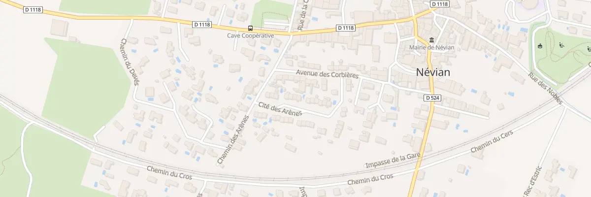 Plan du 6 Cité Les Arenes à Névian