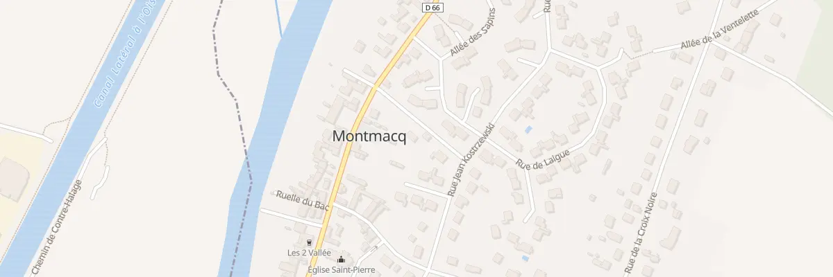 Plan du 4 Rue des Marronniers à Montmacq