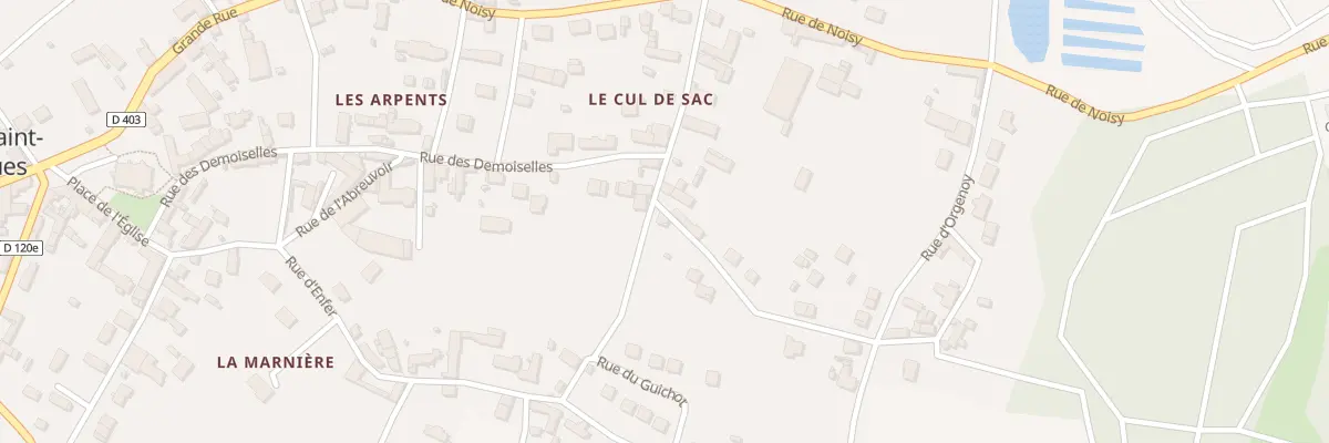 Plan du 14 Rue du Cul de Sac à Ville-Saint-Jacques