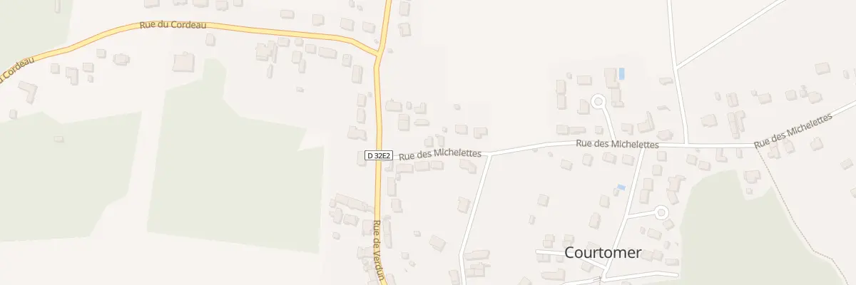 Plan du 1 Rue des Michelettes à Courtomer