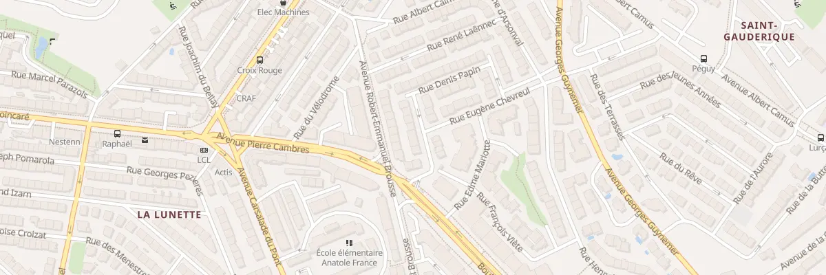 Plan du 10 Rue Philippe Lebon à Perpignan