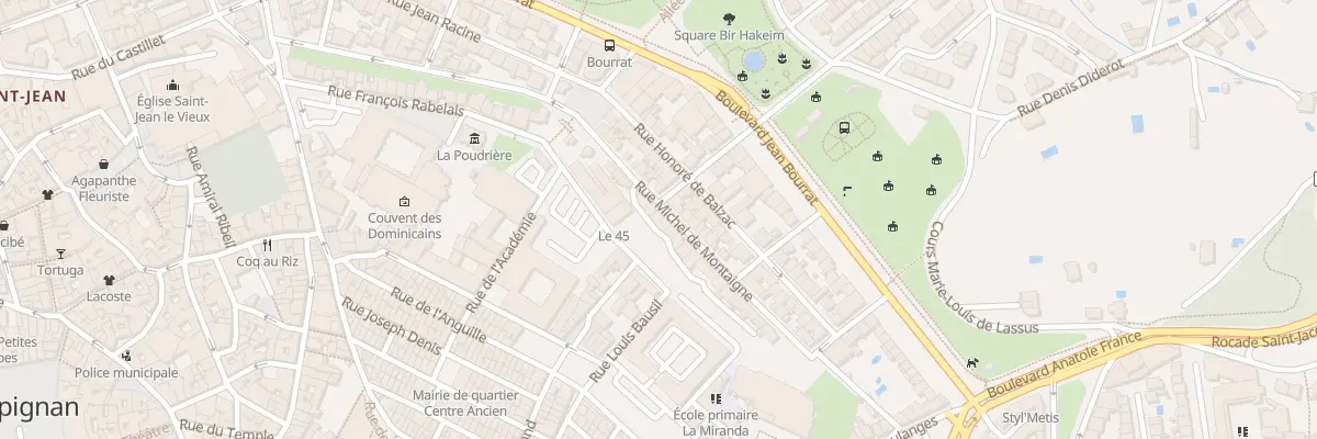 Plan du 5 Rue Charles Perrault à Perpignan