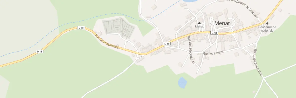 Plan du 5132 Le Bourg à Menat