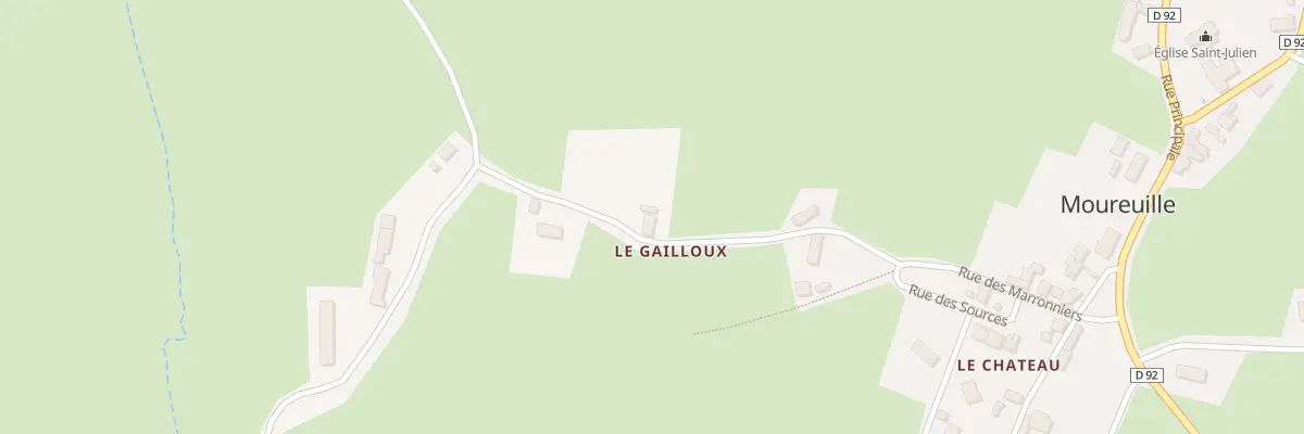 Plan du 5097 Le Bourg à Moureuille