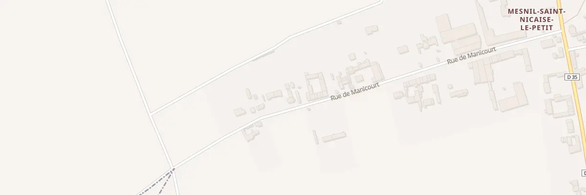 Plan du 26 Rue de Manicourt à Mesnil-Saint-Nicaise
