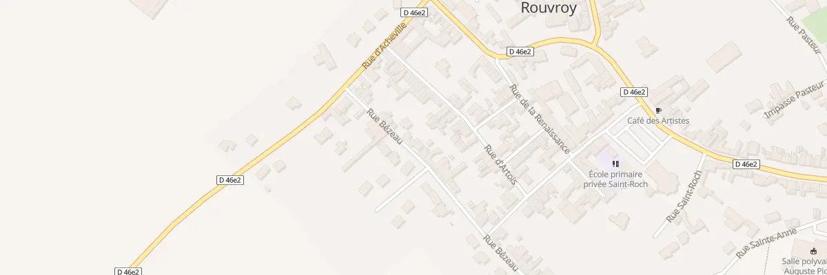 Plan du 8 Rue Bezeau à Rouvroy