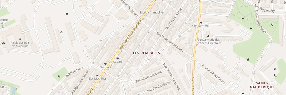 Plan du 65 Rue du Stadium à Perpignan