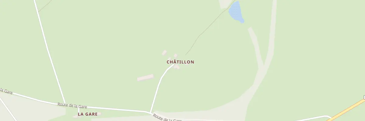 Plan du 5134 Chatillon à Vieure