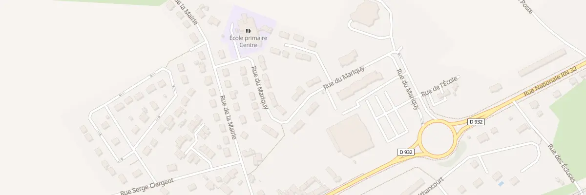 Plan du 282 Rue du Mariquy à Cambronne-lès-Ribécourt