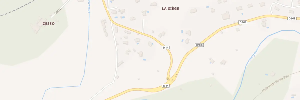 Plan du 5859F La Siege à Olargues