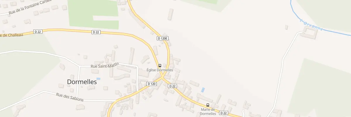 Plan du 10 Rue du Pavé à Dormelles