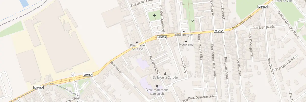 Plan du 5 Rue d’Hespel à Houplines