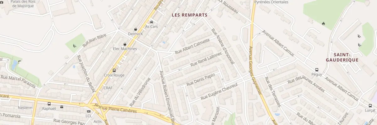 Plan du 13 Rue Laennec à Perpignan