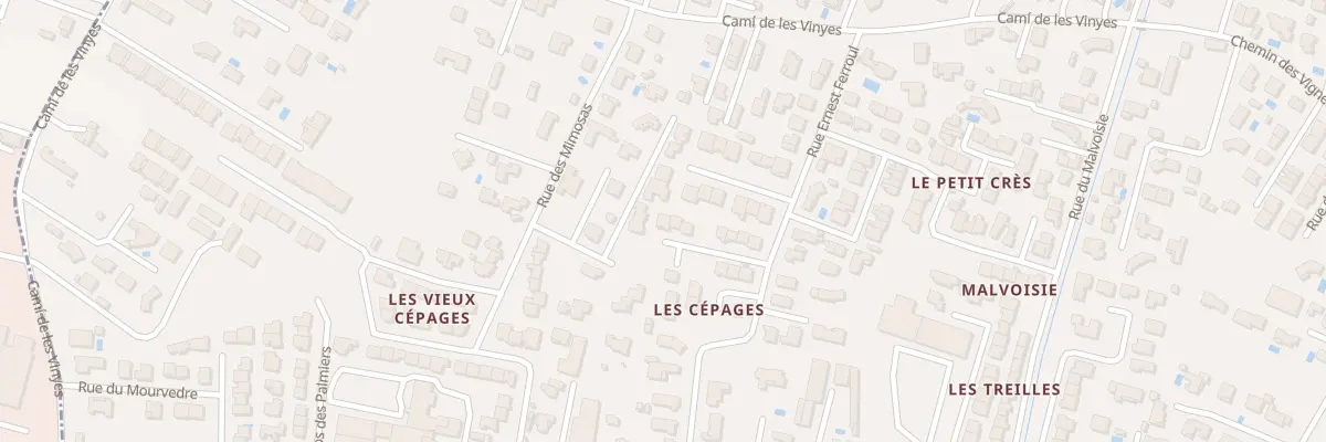 Plan du 16 Rue des Lavandes à Pia