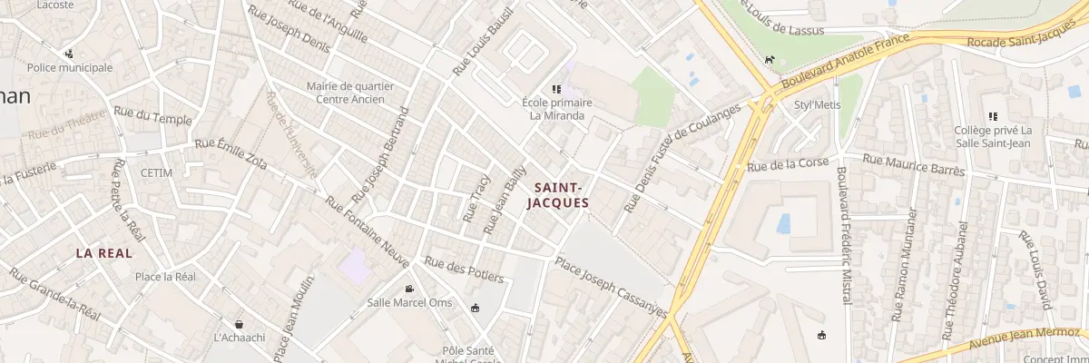 Plan du 8 Rue Porte de Canet à Perpignan