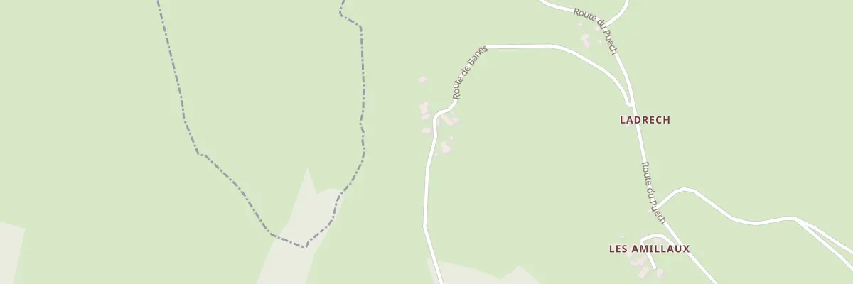 Plan du 5319 Bane à Sainte-Eulalie-d’Olt