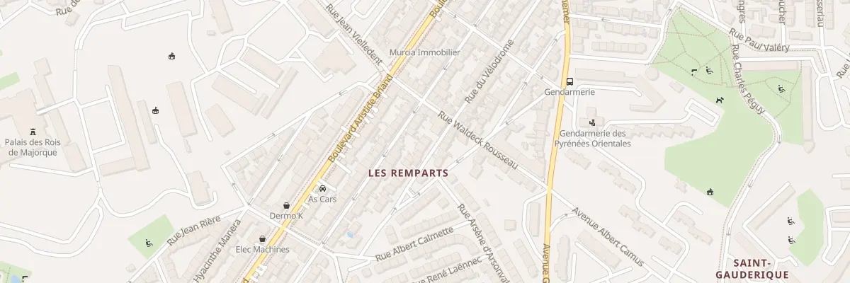 Plan du 46 Rue du Vélodrome à Perpignan