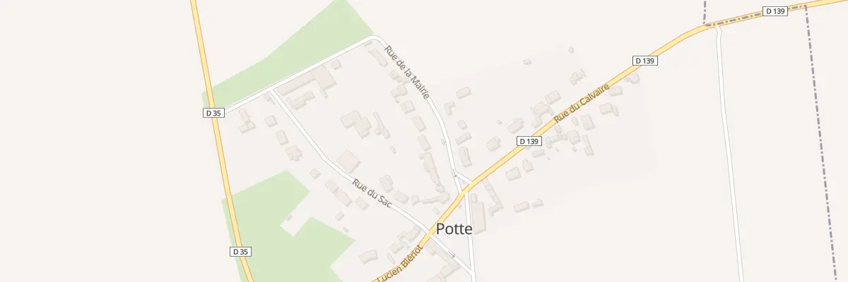 Plan du 5 Rue de la Mairie à Potte