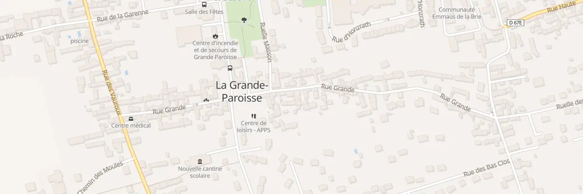 Plan du 36B Gr Gde Rue à La Grande-Paroisse