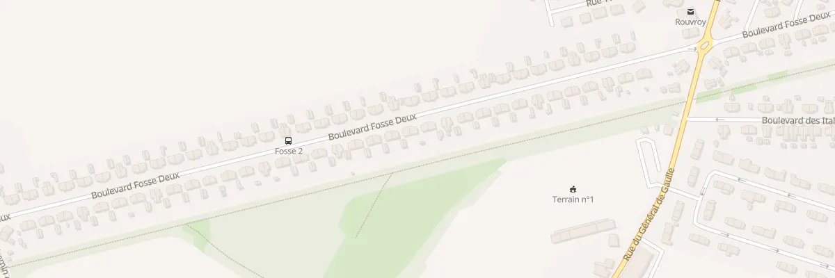 Plan du 286 Bd Fosse Deux à Rouvroy