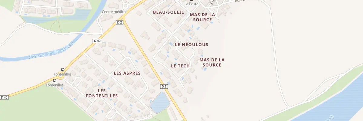 Plan du 9 Rue du Néoulous à Brouilla