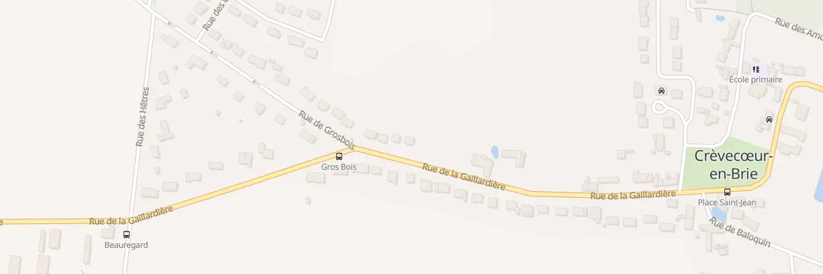Plan du 32 Rue de la Gaillardière à Crèvecœur-en-Brie