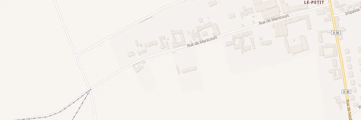 Plan du 17B Rue de Manicourt à Mesnil-Saint-Nicaise