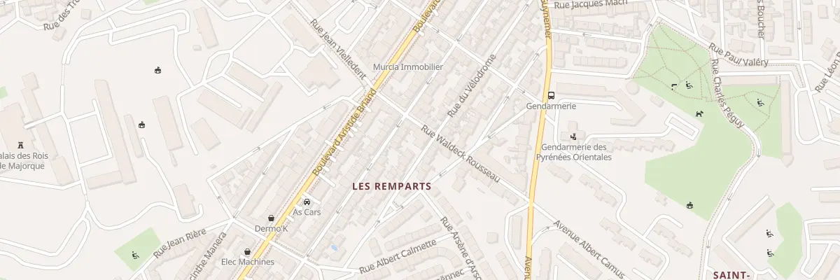 Plan du 40 Rue du Vélodrome à Perpignan