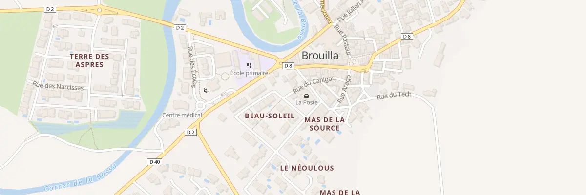 Plan du 9001 Rue du Canigou à Brouilla