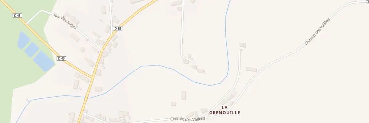 Plan du 280 La Grenouille à Germigny-l’Exempt