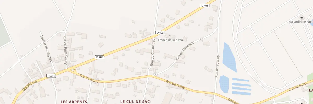 Plan du 3 Rue du Cul de Sac à Ville-Saint-Jacques